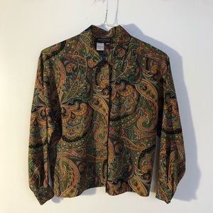 Vintage 60s psychedelic blouse
